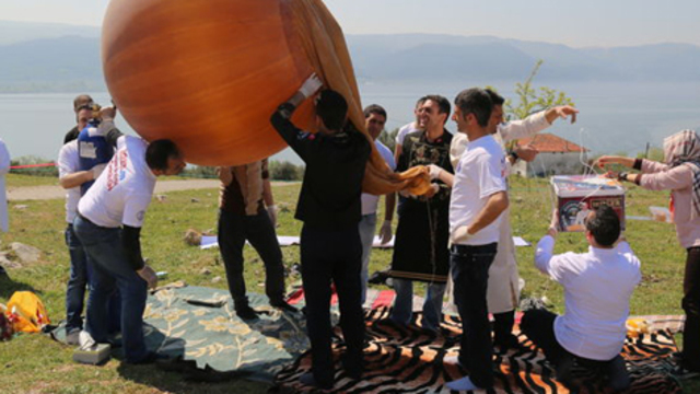 Bursa'dan uzaya gönderdiler