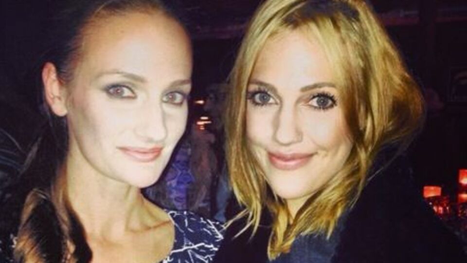 Ablasıyla ilk poz...