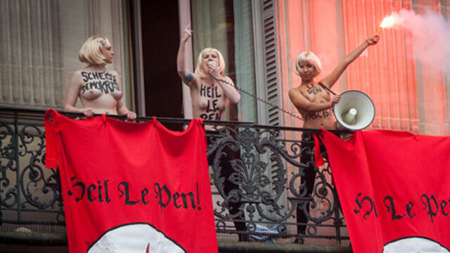 FEMEN yine iş başında!
