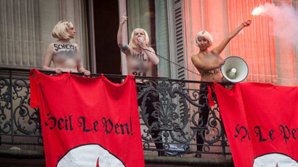 FEMEN yine iş başında!