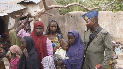 Nijerya kızlarını kurtarıyor!