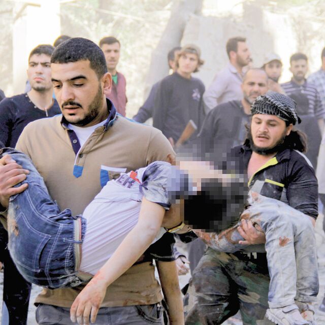 Suriye'de rejim anaokulunu bombaladı