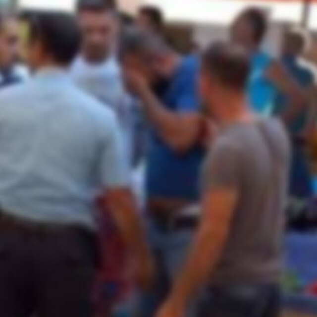 Pazarcılar birbirine girdi