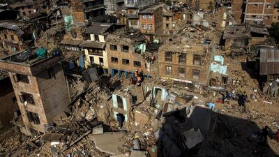 Nepal'de ölü sayısı 7 bin 500'e yükseldi