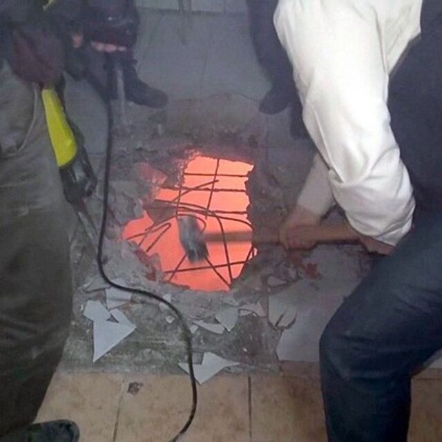Polis DHKP/C evine ancak tavanı kırarak girebildi