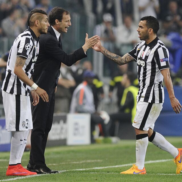 Tevez'den Allegri'ye şok küfür!