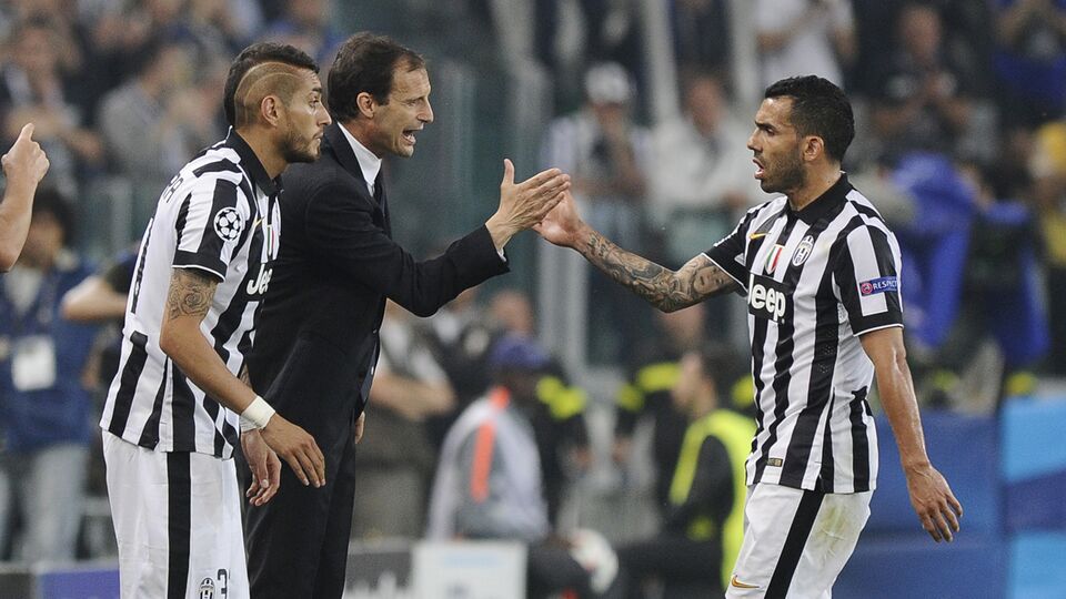 Tevez'den Allegri'ye şok küfür!