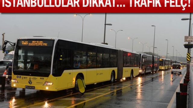 Metrobüs seferlerinde aksama!