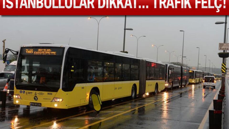 Metrobüs seferlerinde aksama!
