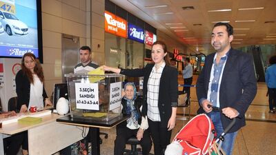 Oy verme işlemi başladı