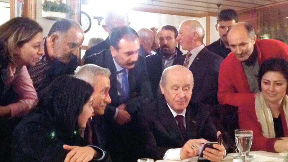 Bahçeli çay molası verdi