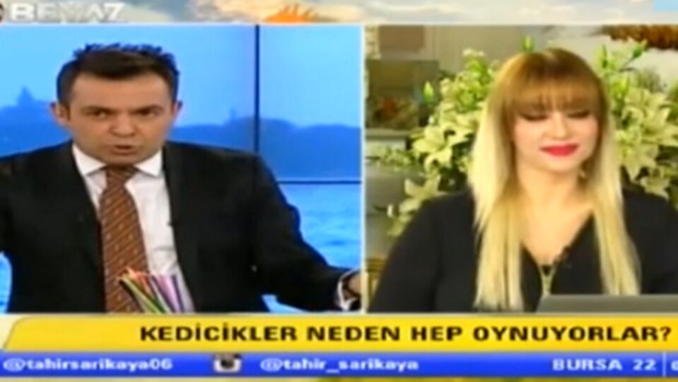 Kediciğe zor zoru!