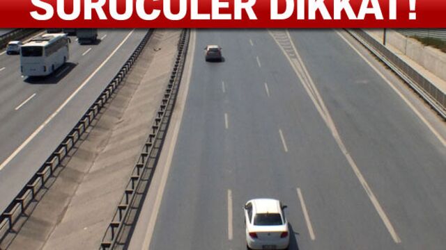 TEM'deki çalışma ertelendi!
