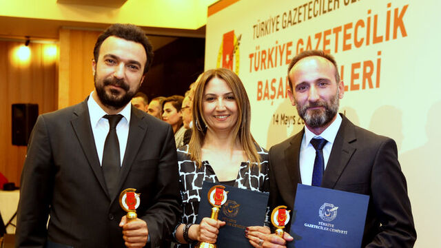 Türkiye Gazeteciler Cemiyeti'nden Habertürk Gazetesi'ne 3 ödül
