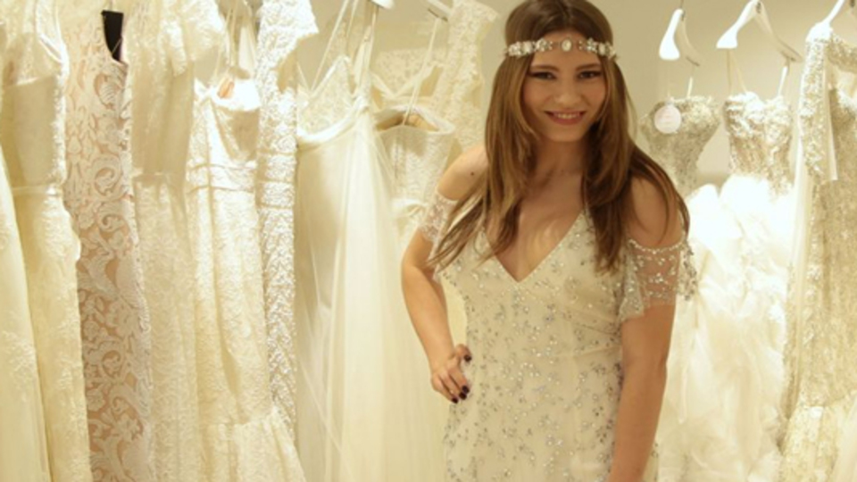 Serenay Sarıkaya gelin oldu