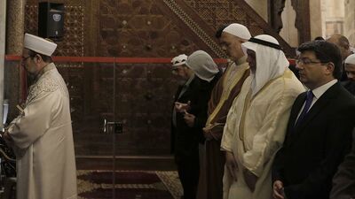 Kudüs'te tarihi cuma hutbesi