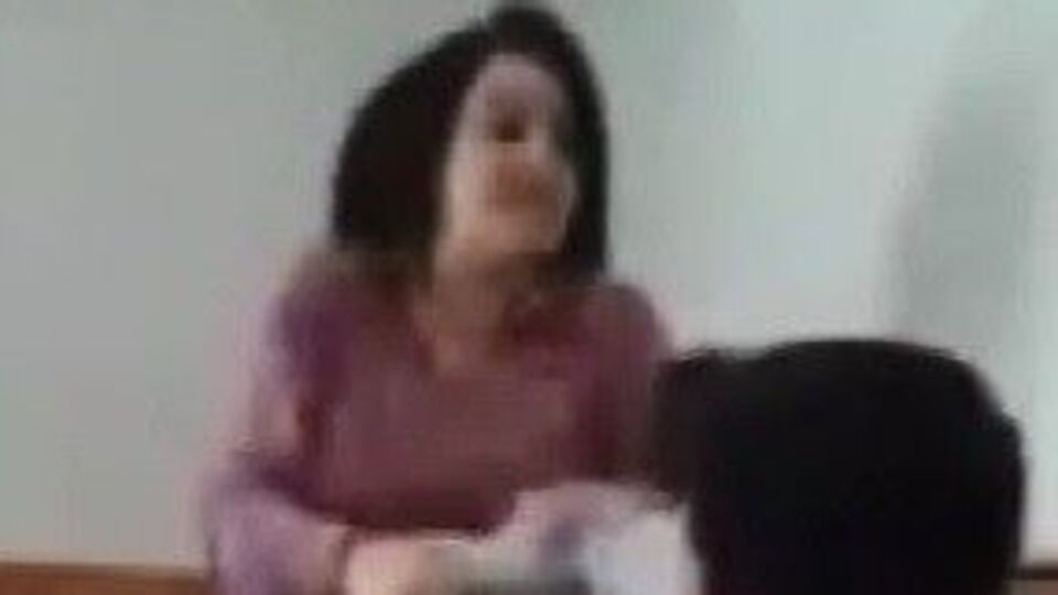 Skandal görüntüler!