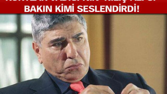 Kurtlar Vadisi'nin 'Kılıç Ali'si bakın kimi seslendirdi!