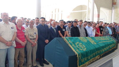 Genç teknisyen son yolculuğuna uğurlandı