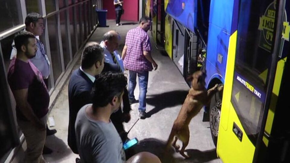 Fenerbahçe otobüsünde bomba araması