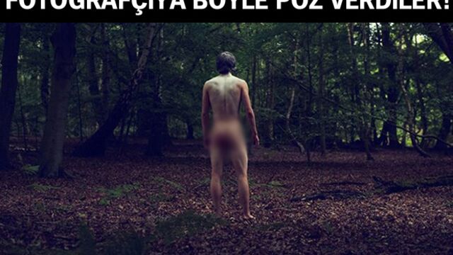 Böyle poz verdi!