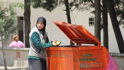 Yürek sızlatan görüntü!