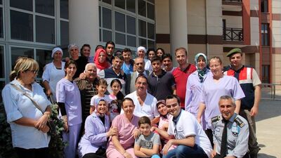 Ameliyattan sonra ilk kez oraya gitti!