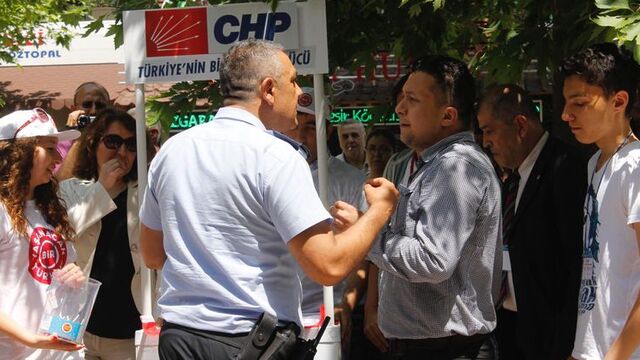 Zabıta'dan CHP'ye tutanak