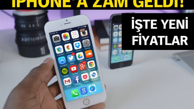 Iphone'a zam geldi!