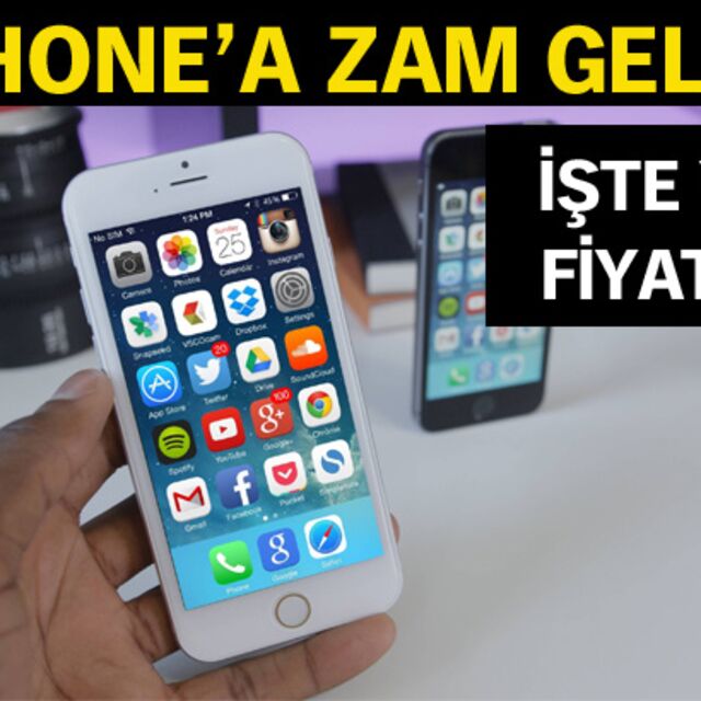 Iphone'a zam geldi!