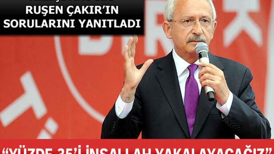 "Yüzde 35'i inşallah yakalayacağız"
