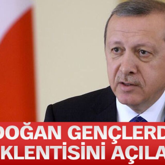 Erdoğan gençlerden beklentisini açıkladı
