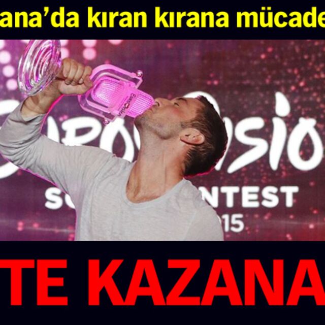 İşte Eurovision yarışmasını kazanan!
