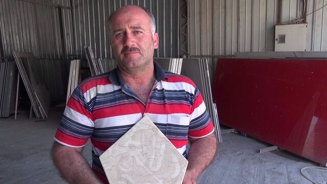 Kestiği mermerden çıktı