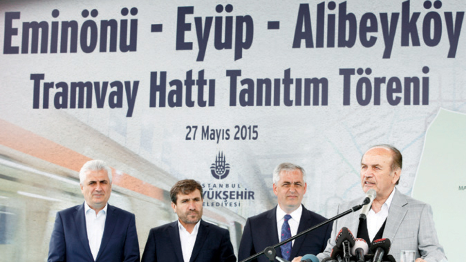 Eyüp-Fatih arasına 'raydan elektrikli' tramvay hattı