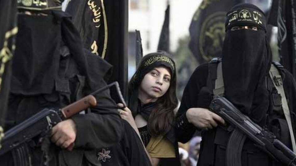 550 batılı kadın o örgüte katıldı