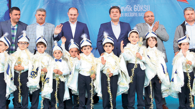 1100 çocuk için sünnet şöleni
