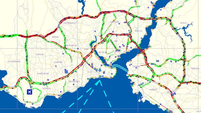 İstanbul'da miting trafiği!
