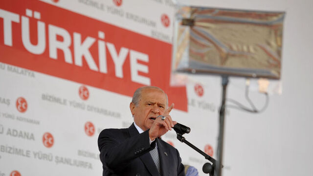 Devlet Bahçeli MHP'nin Kazlıçeşme mitinginde konuştu