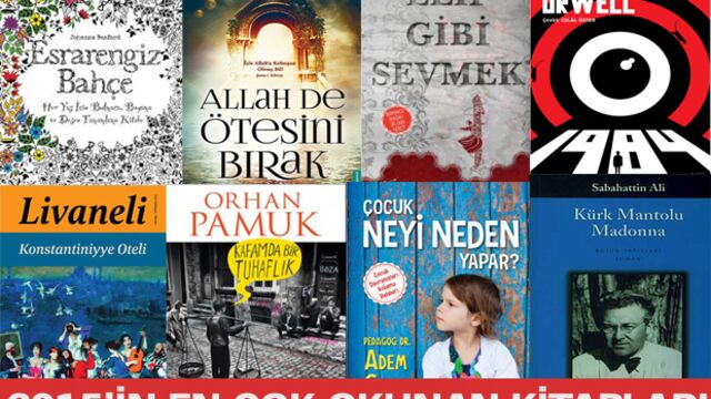 2015'in en çok satan kitapları...
