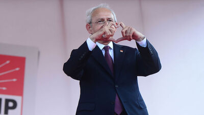 Mitingde ilginç anlar