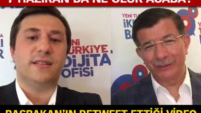 Başbakan'ın retweet ettiği video