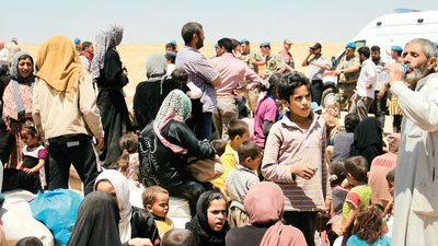 Sınırda Türkmen ailelerin dramı