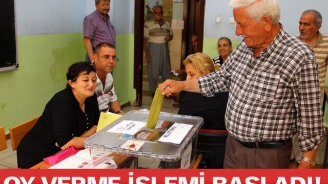 Oy verme işlemi başladı