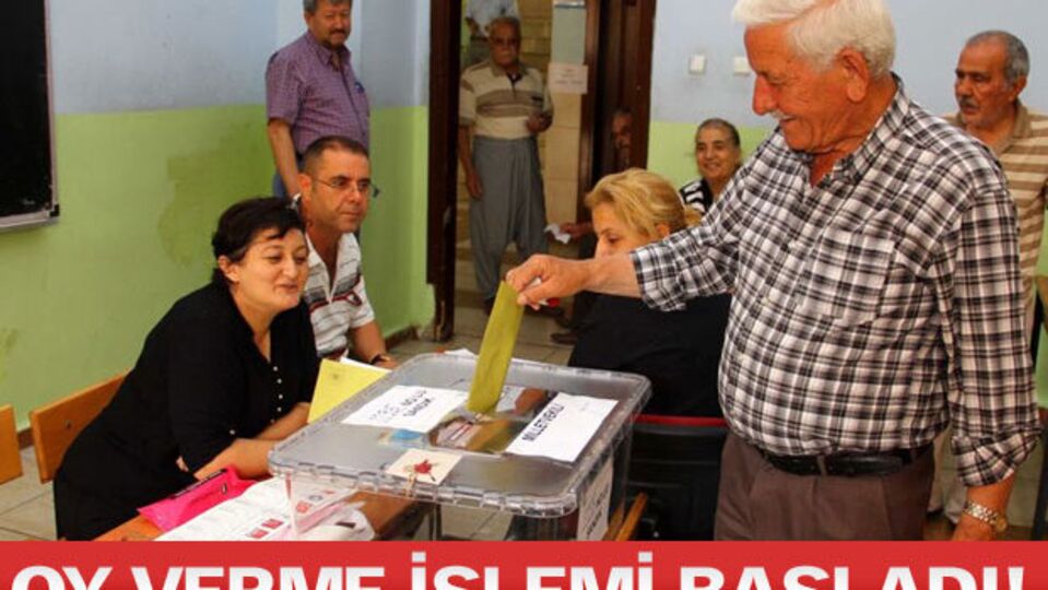 Oy verme işlemi başladı