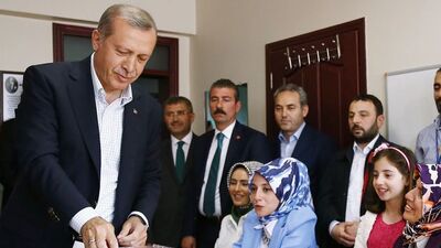 Erdoğan'ın oy kullandığı sandıktan hangi parti çıktı?