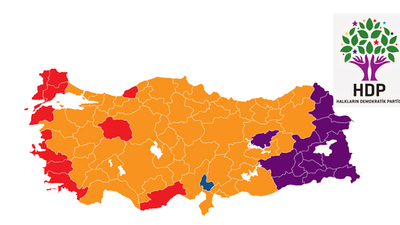 HDP hangi ilde yüzde kaç oy aldı?