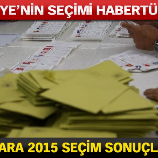 Ankara 2015 seçim sonuçları