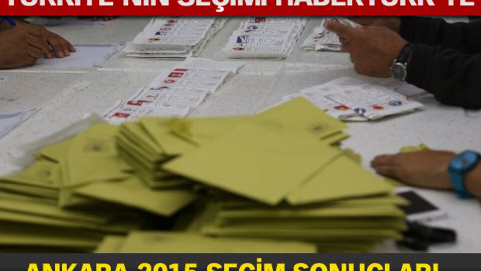 Ankara 2015 seçim sonuçları