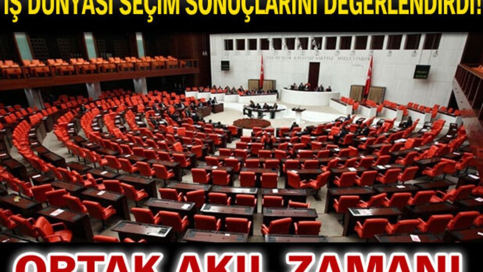 Ortak akıl zamanı!